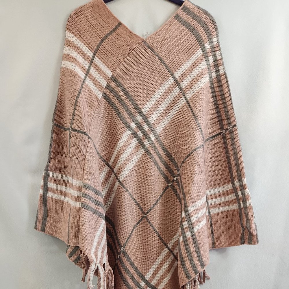 White Mark Poncho